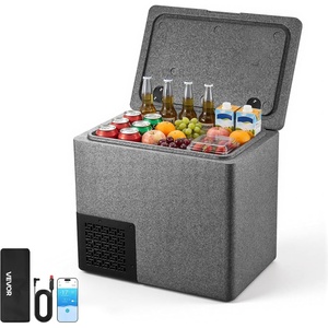 image:imageVEVOR Car Refrigerator 12 Volt Car Refrigerator Fridge 9 L Single Zone Portable Freezer Cooler 468 Adjustable Range 1224V DC and 100240V AC Compressor for Outdoor Camping RV211QT