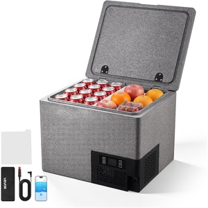 image:imageVEVOR Car Refrigerator 12 Volt Car Refrigerator Fridge 9 L Single Zone Portable Freezer Cooler 468 Adjustable Range 1224V DC and 100240V AC Compressor for Outdoor Camping RV423QT