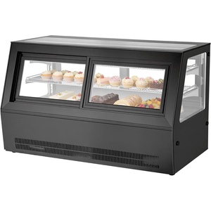 image:imageVEVOR Refrigerated Display Case 42 CuFt105L Countertop Pastry Display Case 2Tier Commercial Cake Refrigerator with LED Lighting TURBO Cooling FrostFree AirCooling for Bakery Dessert Shop71 CuFtNew