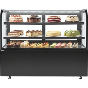 image:imageVEVOR Refrigerated Display Case 42 CuFt105L Countertop Pastry Display Case 2Tier Commercial Cake Refrigerator with LED Lighting TURBO Cooling FrostFree AirCooling for Bakery Dessert Shop176 CuFtNew