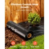 image:imageVEVOR 10 Mil Plastic Sheeting Heavy Duty 20 x 100 Thick Plastic Sheeting Roll Plastic Drop Cloth Painters Tarp Polyethylene Covering for Crawl Space Vapor Barrier MultiPurpose BlackBlack