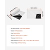image:imageVEVOR 10 Mil Plastic Sheeting Heavy Duty 20 x 100 Thick Plastic Sheeting Roll Plastic Drop Cloth Painters Tarp Polyethylene Covering for Crawl Space Vapor Barrier MultiPurpose BlackBlackWhite