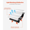 image:imageVEVOR 10 Mil Plastic Sheeting Heavy Duty 20 x 100 Thick Plastic Sheeting Roll Plastic Drop Cloth Painters Tarp Polyethylene Covering for Crawl Space Vapor Barrier MultiPurpose BlackBlackWhite