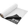 image:imageVEVOR 10 Mil Plastic Sheeting Heavy Duty 20 x 100 Thick Plastic Sheeting Roll Plastic Drop Cloth Painters Tarp Polyethylene Covering for Crawl Space Vapor Barrier MultiPurpose BlackBlackWhite