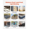 image:imageVEVOR 10 Mil Plastic Sheeting Heavy Duty 20 x 100 Thick Plastic Sheeting Roll Plastic Drop Cloth Painters Tarp Polyethylene Covering for Crawl Space Vapor Barrier MultiPurpose BlackBlackWhite