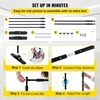 image:imageVEVOR 115 x 96 ft Heavy Duty Backdrop Stand Height Adjustable Photography Backdrop Stand Background Support System with 6 Clamps and A Carry Bag for Party Wedding Display Photo10 x 8 Ft