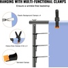 image:imageVEVOR 115 x 96 ft Heavy Duty Backdrop Stand Height Adjustable Photography Backdrop Stand Background Support System with 6 Clamps and A Carry Bag for Party Wedding Display Photo10 x 12 Ft