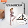 image:imageVEVOR 115 x 96 ft Heavy Duty Backdrop Stand Height Adjustable Photography Backdrop Stand Background Support System with 6 Clamps and A Carry Bag for Party Wedding Display Photo10 x 12 Ft
