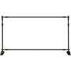 image:imageVEVOR 115 x 96 ft Heavy Duty Backdrop Stand Height Adjustable Photography Backdrop Stand Background Support System with 6 Clamps and A Carry Bag for Party Wedding Display Photo10 x 8 Ft