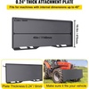 image:imageVEVOR 14 in Skid Steer Mount Plate Universal Quick Attach Mount Plate Easy to Bolt 3000lbs Load Capacity Heavy Duty Steel Loader Plates Compatible with Kubota Bobcat Skid Steers amp Tractors14 inch 6mm