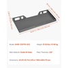 image:imageVEVOR 14 in Skid Steer Mount Plate Universal Quick Attach Mount Plate Easy to Bolt 3000lbs Load Capacity Heavy Duty Steel Loader Plates Compatible with Kubota Bobcat Skid Steers amp Tractors38 Inch
