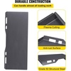 image:imageVEVOR 14 in Skid Steer Mount Plate Universal Quick Attach Mount Plate Easy to Bolt 3000lbs Load Capacity Heavy Duty Steel Loader Plates Compatible with Kubota Bobcat Skid Steers amp Tractors14 inch 6mm