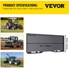 image:imageVEVOR 14 in Skid Steer Mount Plate Universal Quick Attach Mount Plate Easy to Bolt 3000lbs Load Capacity Heavy Duty Steel Loader Plates Compatible with Kubota Bobcat Skid Steers amp Tractors14 inch 6mm