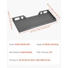 image:imageVEVOR 14 in Skid Steer Mount Plate Universal Quick Attach Mount Plate Easy to Bolt 3000lbs Load Capacity Heavy Duty Steel Loader Plates Compatible with Kubota Bobcat Skid Steers amp Tractors14 Inch