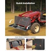 image:imageVEVOR 14 in Skid Steer Mount Plate Universal Quick Attach Mount Plate Easy to Bolt 3000lbs Load Capacity Heavy Duty Steel Loader Plates Compatible with Kubota Bobcat Skid Steers amp Tractors14 Inch