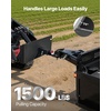 image:imageVEVOR 14 in Skid Steer Mount Plate with 2 Receiver Hitch Universal Quick Attach Mount Plate 1500lbs Capacity Heavy Duty Steel Loader Plates Compatible with Toro Dingo Skid Steers amp Tractors