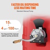 image:imageVEVOR 16 Gallon Fuel Caddy 78 Lmin Portable Gas Storage Tank Container with Hand Pump Rubber Wheels Fuel Transfer Storage Tank for Gasoline Diesel Machine Oil Car Mowers Tractor Boat Motorcycle  Fuel Transfer Storage Tank for Gasoline Diesel Machine Oil Car Mowers Tractor Boat Motorcycle with Hand Pump Rubber WheelsPolyethylene PE