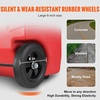 image:imageVEVOR 16 Gallon Fuel Caddy 78 Lmin Portable Gas Storage Tank Container with Hand Pump Rubber Wheels Fuel Transfer Storage Tank for Gasoline Diesel Machine Oil Car Mowers Tractor Boat Motorcycle  Fuel Transfer Storage Tank for Gasoline Diesel Machine Oil Car Mowers Tractor Boat Motorcycle with Hand Pump Rubber WheelsPolyethylene PE