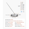 image:imageVEVOR 24 Inch Pressure Washer Surface Cleaner 4000 PSI Stainless Steel Attachment with 4 Wheels 2 Nozzles 38 Inch Quick Connect and Dual Handle for Concrete Patio Sidewalk  Attachment for Concrete Patio Sidewalk 4 Wheels 2 Nozzles 38 Quick Connect amp Dual Handle with Hose Connectors SilverStainless Steel