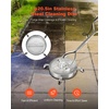 image:imageVEVOR 24 Inch Pressure Washer Surface Cleaner 4000 PSI Stainless Steel Attachment with 4 Wheels 2 Nozzles 38 Inch Quick Connect and Dual Handle for Concrete Patio Sidewalk  Attachment for Concrete Patio Sidewalk 4 Wheels 2 Nozzles 38 Quick Connect amp Dual Handle with Hose Connectors SilverStainless Steel