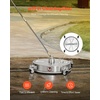 image:imageVEVOR 24 Inch Pressure Washer Surface Cleaner 4000 PSI Stainless Steel Attachment with 4 Wheels 2 Nozzles 38 Inch Quick Connect and Dual Handle for Concrete Patio Sidewalk  Attachment for Concrete Patio Sidewalk 4 Wheels 2 Nozzles 38 Quick Connect amp Dual Handle with Hose Connectors SilverStainless Steel