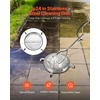 image:imageVEVOR 24 Inch Pressure Washer Surface Cleaner 4000 PSI Stainless Steel Attachment with 4 Wheels 2 Nozzles 38 Inch Quick Connect and Dual Handle for Concrete Patio Sidewalk  Attachment for Concrete Patio Sidewalk 4 Wheels 2 Nozzles 38 Quick Connect amp Dual Handle with Hose Connectors SilverStainless Steel