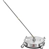 image:imageVEVOR 24 Inch Pressure Washer Surface Cleaner 4000 PSI Stainless Steel Attachment with 4 Wheels 2 Nozzles 38 Inch Quick Connect and Dual Handle for Concrete Patio Sidewalk  Attachment for Concrete Patio Sidewalk 4 Wheels 2 Nozzles 38 Quick Connect amp Dual Handle with Hose Connectors SilverStainless Steel