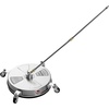 image:imageVEVOR 24 Inch Pressure Washer Surface Cleaner 4000 PSI Stainless Steel Attachment with 4 Wheels 2 Nozzles 38 Inch Quick Connect and Dual Handle for Concrete Patio Sidewalk  Attachment for Concrete Patio Sidewalk 4 Wheels 2 Nozzles 38 Quick Connect amp Dual Handle with Hose Connectors SilverStainless Steel