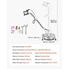 image:imageVEVOR 24 Inch Pressure Washer Surface Cleaner 4000 PSI Stainless Steel Attachment with 4 Wheels 2 Nozzles 38 Inch Quick Connect and Dual Handle for Concrete Patio Sidewalk  Attachment for Concrete Patio Sidewalk 4 Wheels 2 Nozzles 38 Quick Connect amp Dual Handle with Hose Connectors SilverStainless Steel