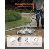 image:imageVEVOR 24 Inch Pressure Washer Surface Cleaner 4000 PSI Stainless Steel Attachment with 4 Wheels 2 Nozzles 38 Inch Quick Connect and Dual Handle for Concrete Patio Sidewalk  Attachment for Concrete Patio Sidewalk 4 Wheels 2 Nozzles 38 Quick Connect amp Dual Handle with Hose Connectors SilverStainless Steel