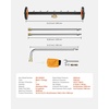 image:imageVEVOR 24 Inch Pressure Washer Undercarriage Cleaner 4000 PSI Stainless Steel Cleaner with Angle Adjustment and 7 Nozzles with 2 Extended Wands for Driveway Patio Deck24 Inch