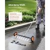 image:imageVEVOR 24 Inch Pressure Washer Undercarriage Cleaner 4000 PSI Stainless Steel Cleaner with Angle Adjustment and 7 Nozzles with 2 Extended Wands for Driveway Patio Deck24 Inch