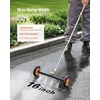 image:imageVEVOR 24 Inch Pressure Washer Undercarriage Cleaner 4000 PSI Stainless Steel Cleaner with Angle Adjustment and 7 Nozzles with 2 Extended Wands for Driveway Patio Deck16 Inch