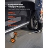 image:imageVEVOR 24 Inch Pressure Washer Undercarriage Cleaner 4000 PSI Stainless Steel Cleaner with Angle Adjustment and 7 Nozzles with 2 Extended Wands for Driveway Patio Deck16 Inch