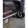 image:imageVEVOR 24 Inch Pressure Washer Undercarriage Cleaner 4000 PSI Stainless Steel Cleaner with Angle Adjustment and 7 Nozzles with 2 Extended Wands for Driveway Patio Deck24 Inch