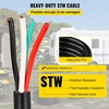 image:imageVEVOR 25 FT 50 Amp Generator Extension Cord 6381 AWG STW 50A RV Power Cord NEMA 1450P to Bare Wire Cut Cord for Manual Transfer Switch Home Backup Camper Trailer Temporary Power ETL Certified50 FT