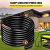 image:imageVEVOR 25 FT 50 Amp Generator Extension Cord 6381 AWG STW 50A RV Power Cord NEMA 1450P to Bare Wire Cut Cord for Manual Transfer Switch Home Backup Camper Trailer Temporary Power ETL Certified50 FT