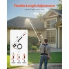 image:imageVEVOR 25 FT Pressure Washer Telescoping Wand with Power Washer Extension Wands amp High Pressure Hose Brush Head 7 Nozzles Hose Adapter Upgrade Support Belt Storage Bag 4000 PSI for High Cleaning18FT with Brush Head