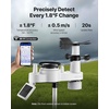 image:imageVEVOR 5in1 WiFi Weather Station 75Inch VA Display Wireless Solar Powered Outdoor Sensor Rain Gauge Indoor Outdoor for Weather Forecast Wind Speed Direction Temperature Humidity Rainfall7in1 WiFi with APP