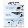 image:imageVEVOR 5in1 WiFi Weather Station 75Inch VA Display Wireless Solar Powered Outdoor Sensor Rain Gauge Indoor Outdoor for Weather Forecast Wind Speed Direction Temperature Humidity Rainfall7in1 WiFi with APP
