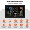 image:imageVEVOR 5in1 WiFi Weather Station 75Inch VA Display Wireless Solar Powered Outdoor Sensor Rain Gauge Indoor Outdoor for Weather Forecast Wind Speed Direction Temperature Humidity Rainfall7in1 Wireless Weather Station