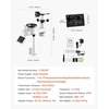image:imageVEVOR 5in1 WiFi Weather Station 75Inch VA Display Wireless Solar Powered Outdoor Sensor Rain Gauge Indoor Outdoor for Weather Forecast Wind Speed Direction Temperature Humidity Rainfall7in1 WiFi with APP
