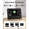 image:imageVEVOR 5in1 Wireless Weather Station 75Inch VA Display Solar Powered Outdoor Sensor Rain Gauge Indoor Outdoor for Weather Forecast Temperature Humidity Wind Speed and Direction No WiFiClassic