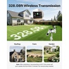 image:imageVEVOR 5in1 Wireless Weather Station 75Inch VA Display Solar Powered Outdoor Sensor Rain Gauge Indoor Outdoor for Weather Forecast Temperature Humidity Wind Speed and Direction No WiFiClassic
