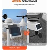 image:imageVEVOR 5in1 Wireless Weather Station 75Inch VA Display Solar Powered Outdoor Sensor Rain Gauge Indoor Outdoor for Weather Forecast Temperature Humidity Wind Speed and Direction No WiFi7in1 WiFi Weather Station