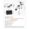 image:imageVEVOR 5in1 Wireless Weather Station 75Inch VA Display Solar Powered Outdoor Sensor Rain Gauge Indoor Outdoor for Weather Forecast Temperature Humidity Wind Speed and Direction No WiFi7in1 NO WiFi New Version