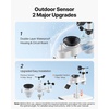 image:imageVEVOR 5in1 Wireless Weather Station 75Inch VA Display Solar Powered Outdoor Sensor Rain Gauge Indoor Outdoor for Weather Forecast Temperature Humidity Wind Speed and Direction No WiFi7in1 NO WiFi New Version
