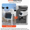 image:imageVEVOR 7in1 WiFi Weather Station Solar Powered Wireless Outdoor Sensor  Home Weather Station Indoor Outdoor 75Inch VA Display for Temperature Humidity Wind SpeedDirection Rainfall No APP70TFT WiFi Weather Station