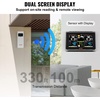 image:imageVEVOR 7in1 WiFi Weather Station Solar Powered Wireless Outdoor Sensor  Home Weather Station Indoor Outdoor 75Inch VA Display for Temperature Humidity Wind SpeedDirection Rainfall No APPIndoor Weather Station