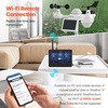 image:imageVEVOR 7in1 WiFi Weather Station Solar Powered Wireless Outdoor Sensor  Home Weather Station Indoor Outdoor 75Inch VA Display for Temperature Humidity Wind SpeedDirection Rainfall No APP70TFT WiFi Weather Station
